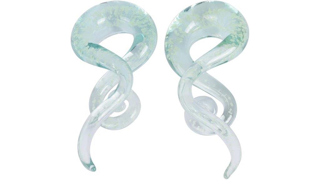 glass spiral ear tapers
