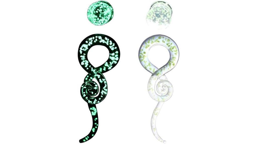glow in the dark glass tapers