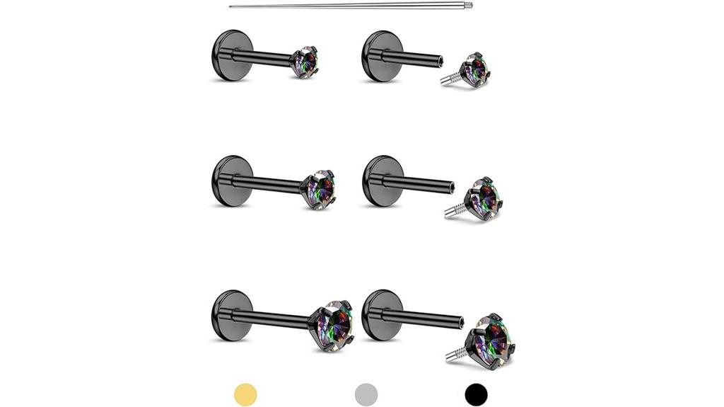 gold filled cartilage piercing