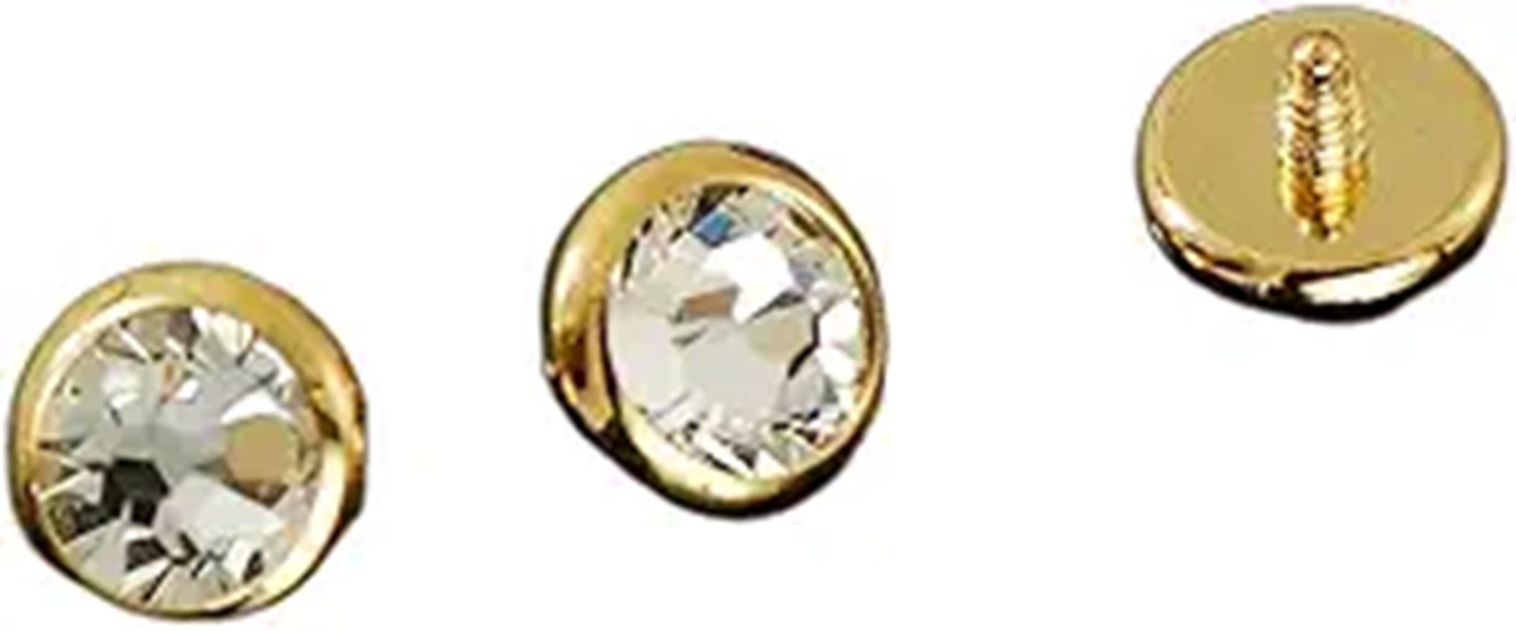 gold plated dermal heads