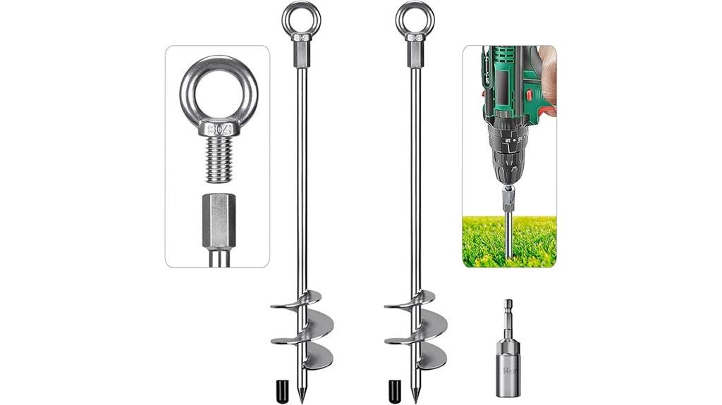 heavy duty steel ground anchors
