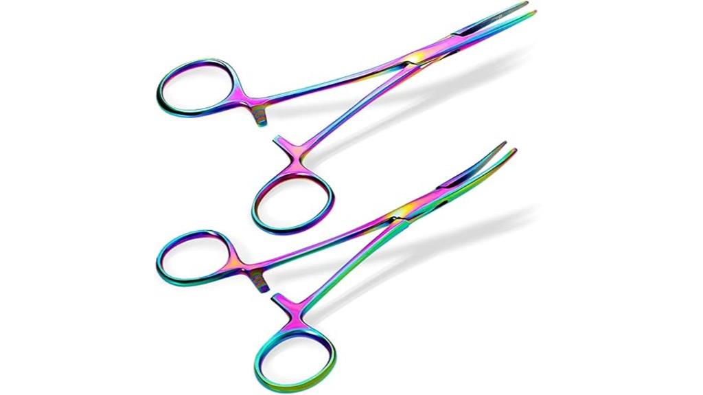 hemostat forceps straight curved