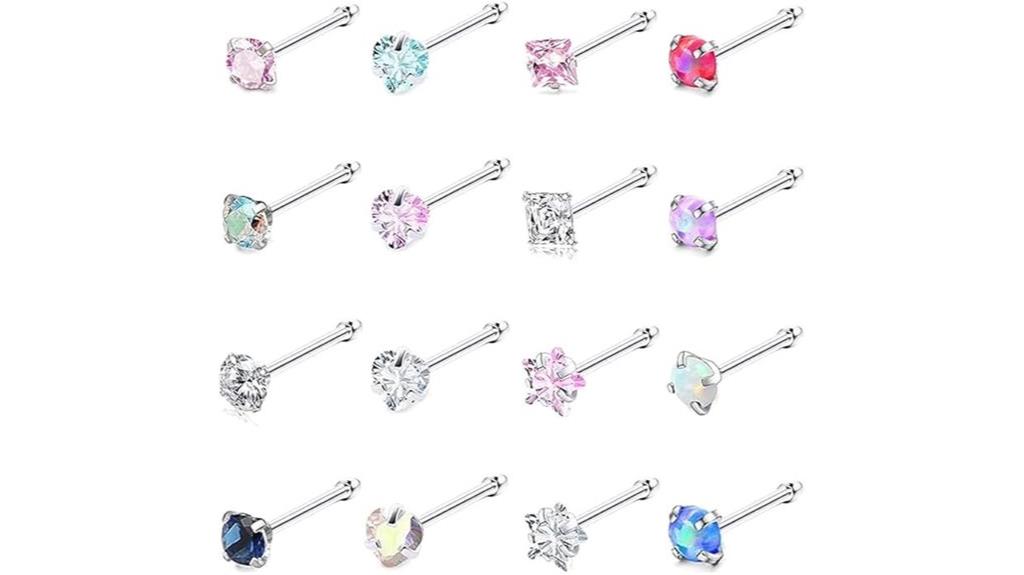 hypoallergenic steel nose jewelry