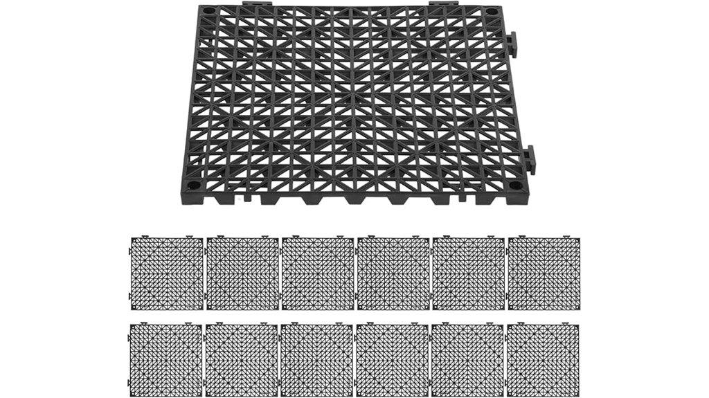 interlocking bar service mats
