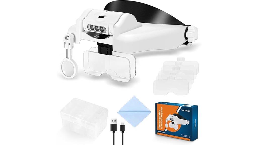 led headband magnifier lights