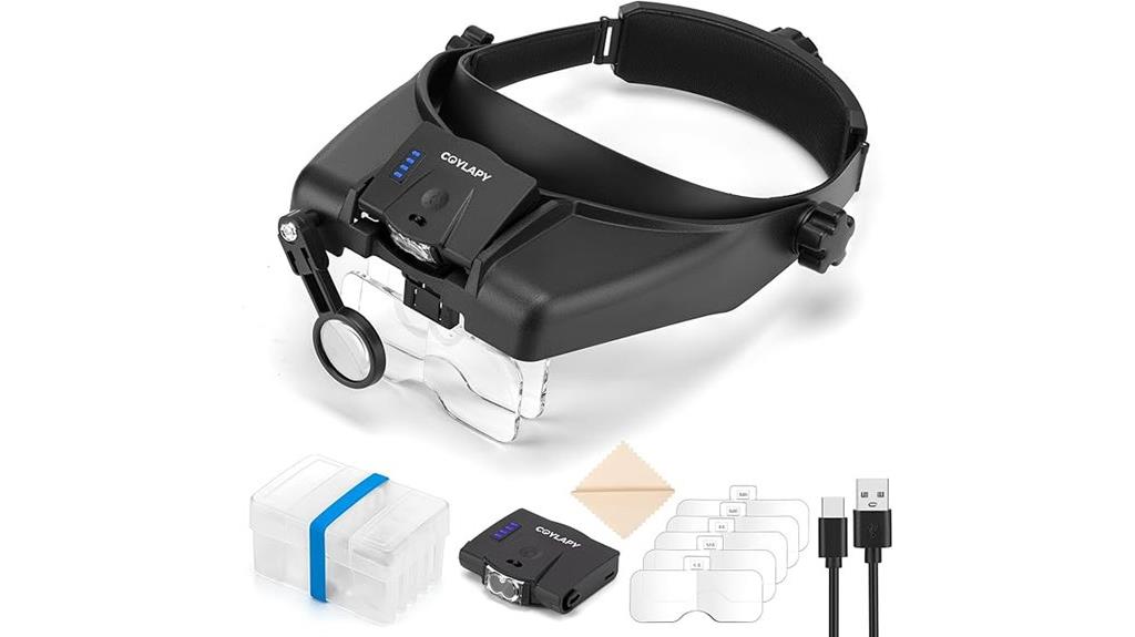 lighted hands free headband