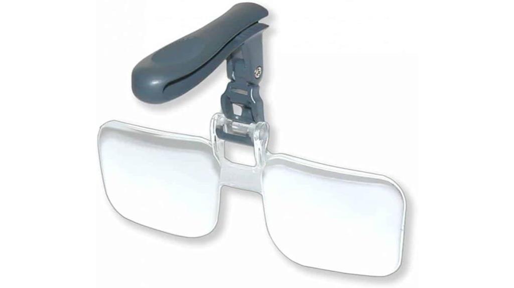 magnifying clip on lens
