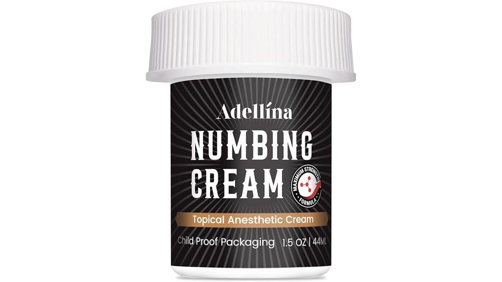 maximum strength numbing cream