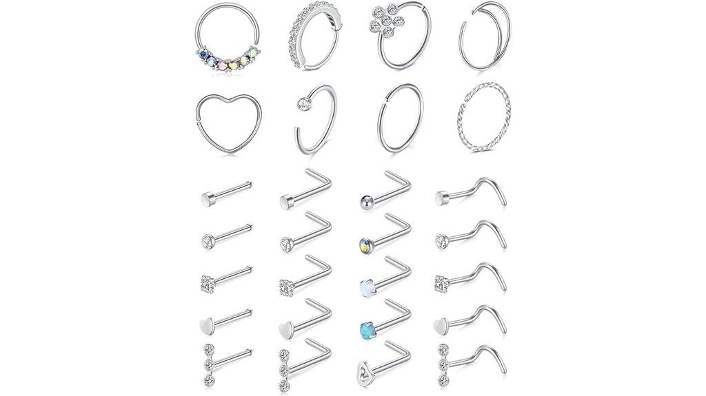 mayhoop 20g nose jewelry