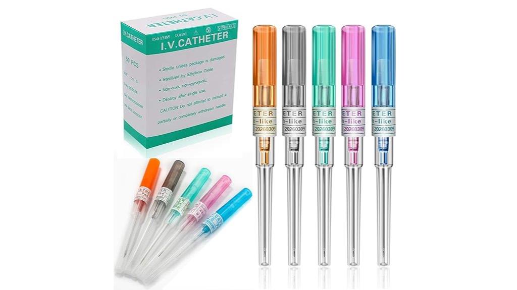 mixed gauge piercing needles