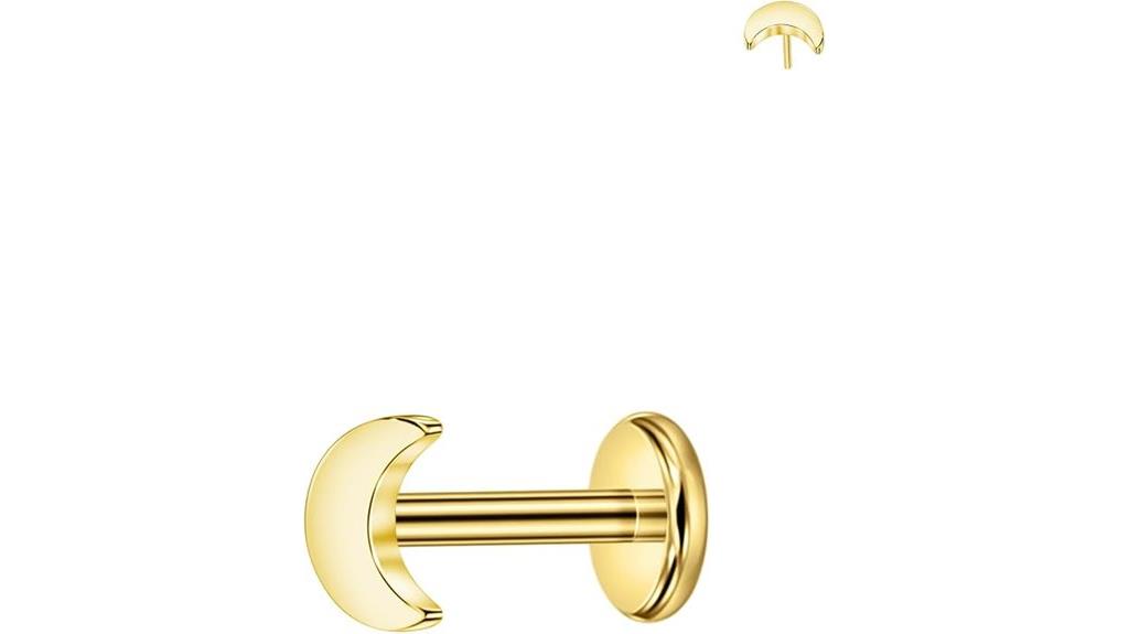 moon nose piercing jewelry