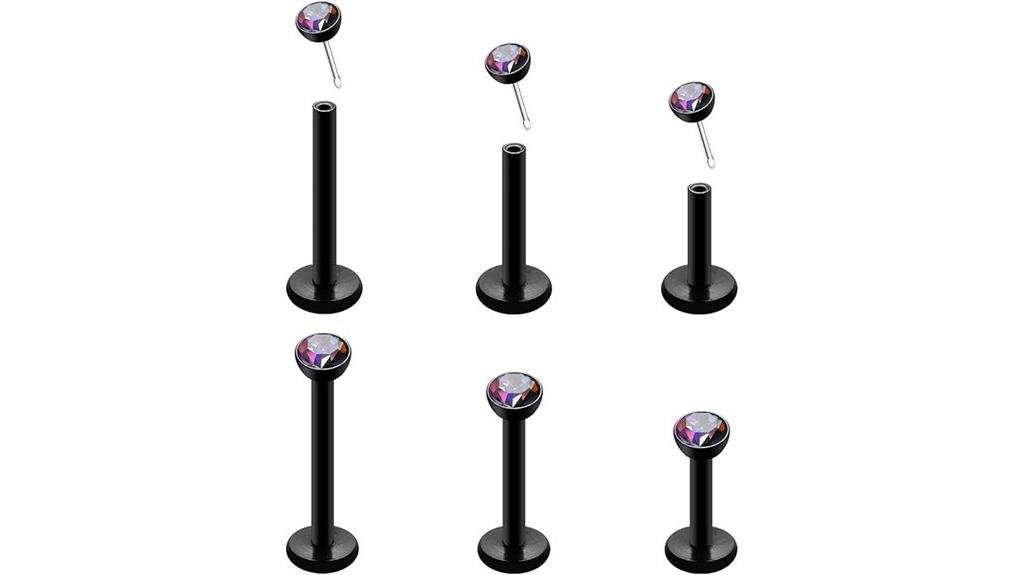 multiple piercing jewelry set
