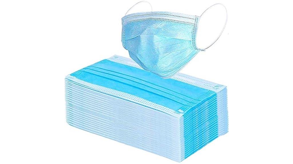 one hundred disposable face masks