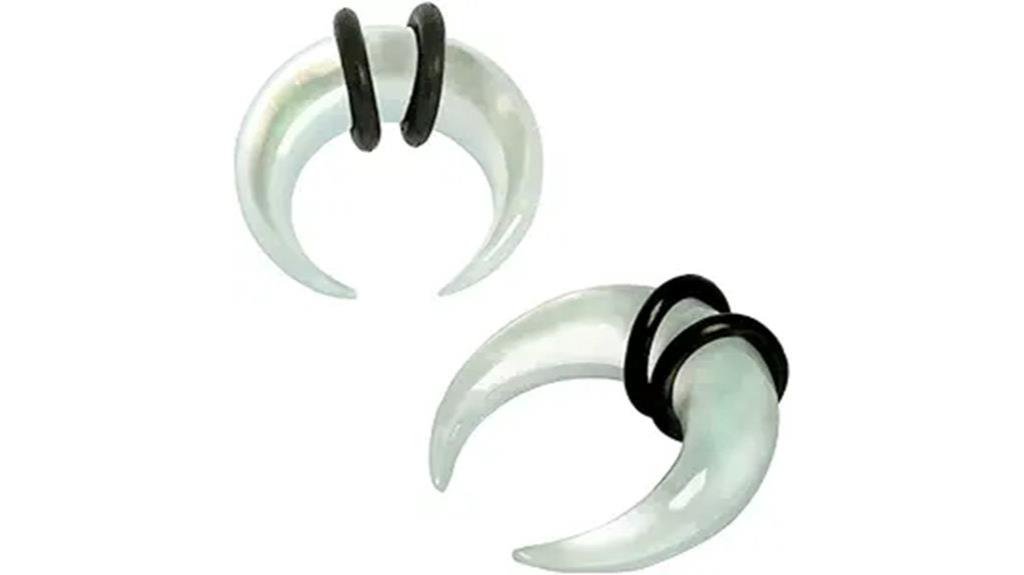 organic mother of pearl plugs