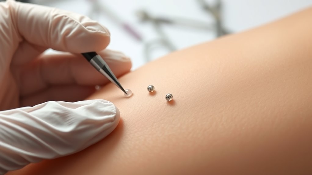 piercing dots selection criteria