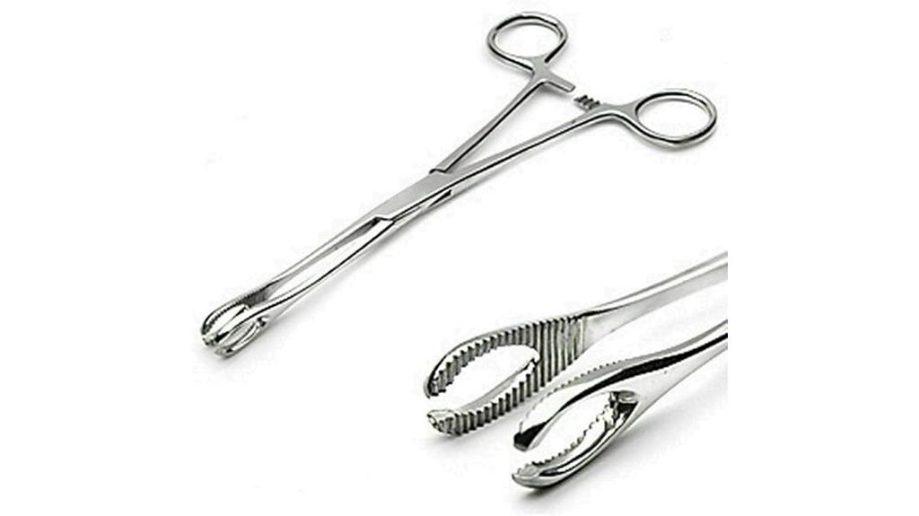 piercing forceps with slots