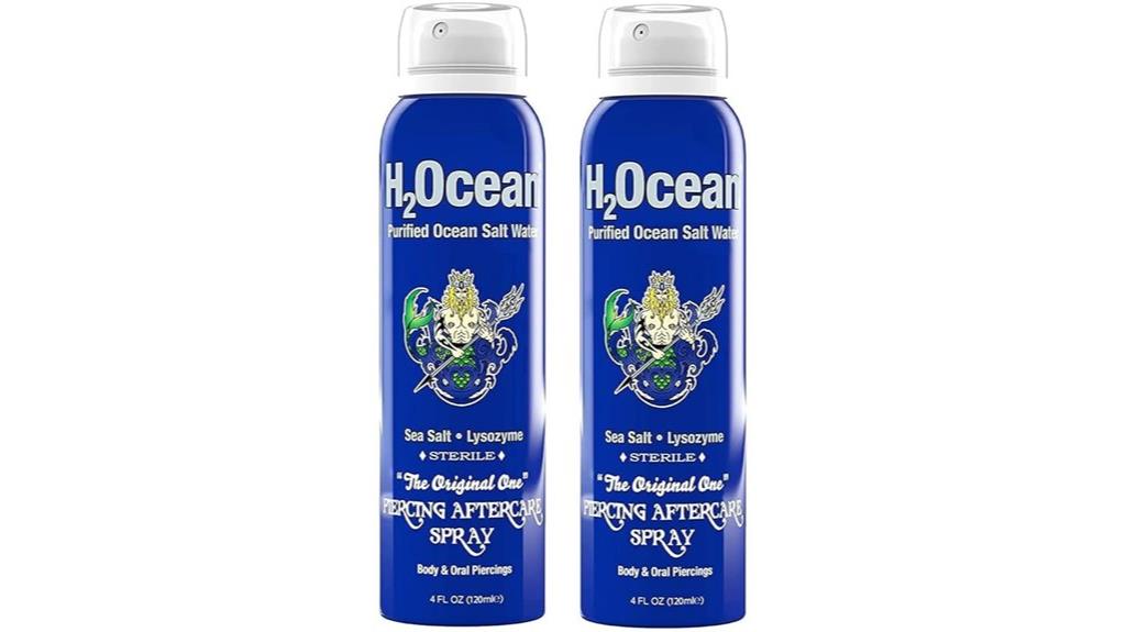piercing healing saline spray