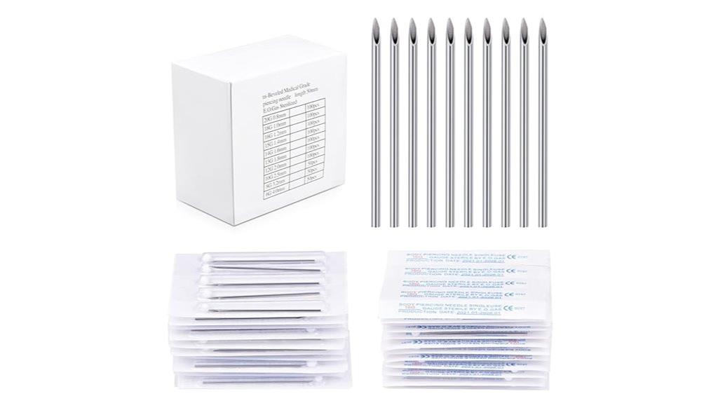 piercing needles 100 pack