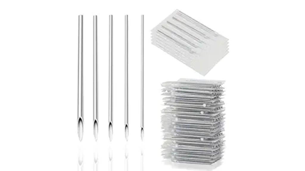piercing needles kit assorted