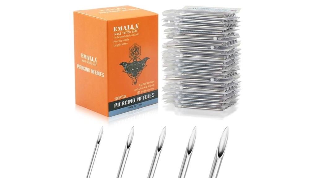 piercing needles kit set