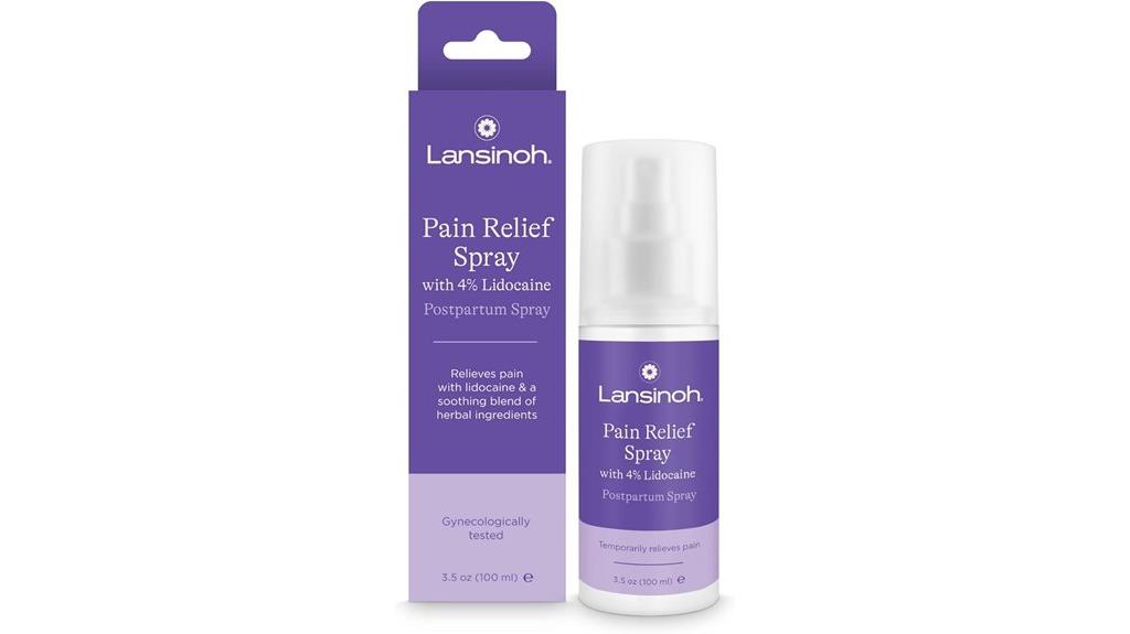 postpartum lidocaine perineal spray