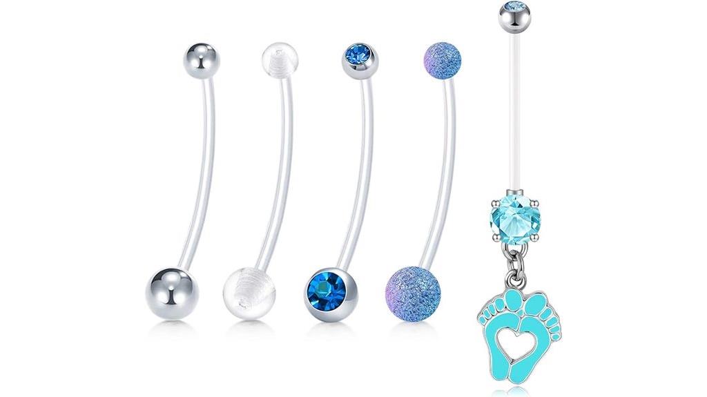 pregnancy belly button jewelry