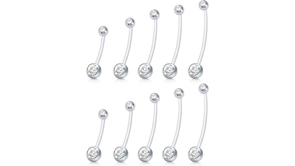 pregnancy navel piercing jewelry