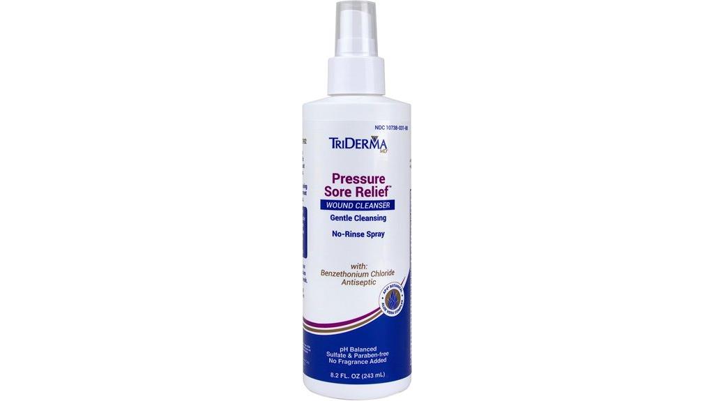 pressure sore wound cleanser