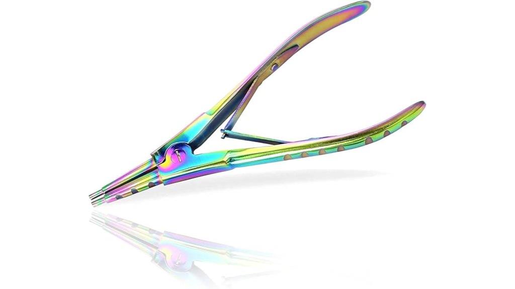 rainbow colored bow pliers