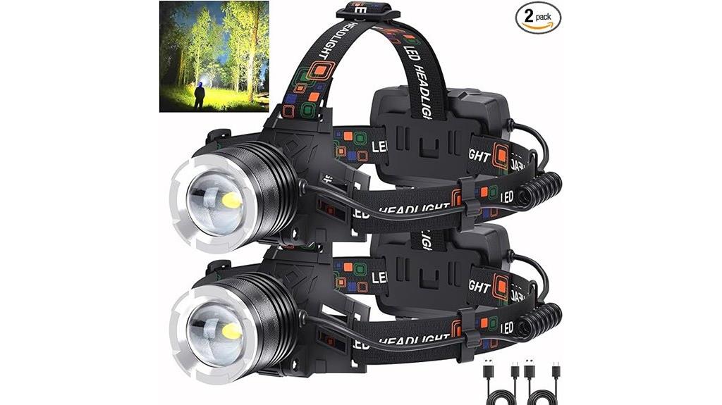 rechargeable waterproof headlamps
