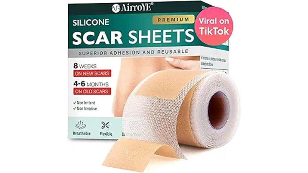 reusable silicone scar tape