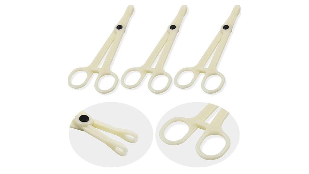 set of 25 piercing clamps