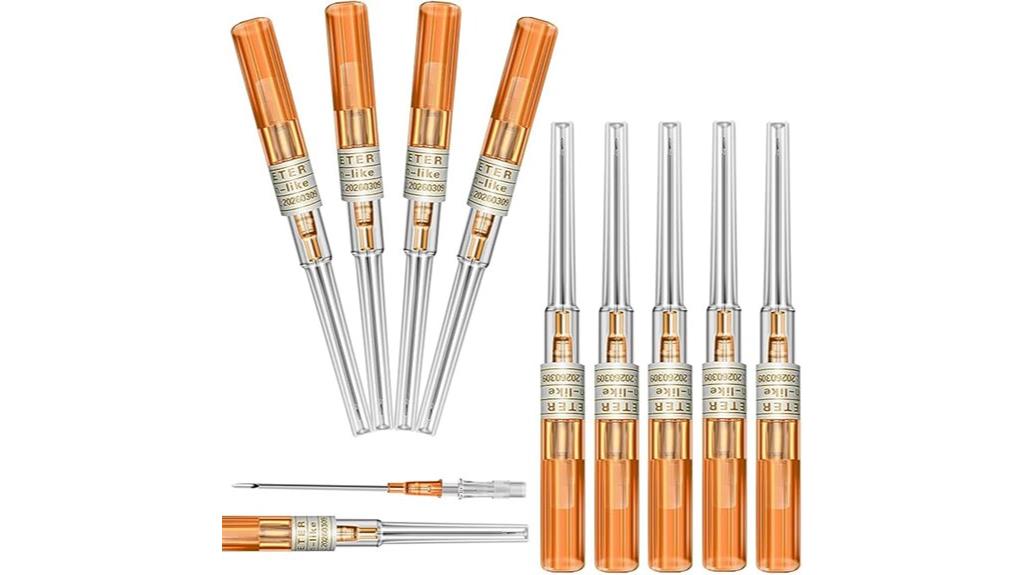 set of ten piercing needles