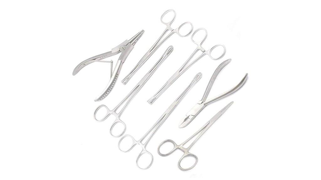 seven body piercing tools
