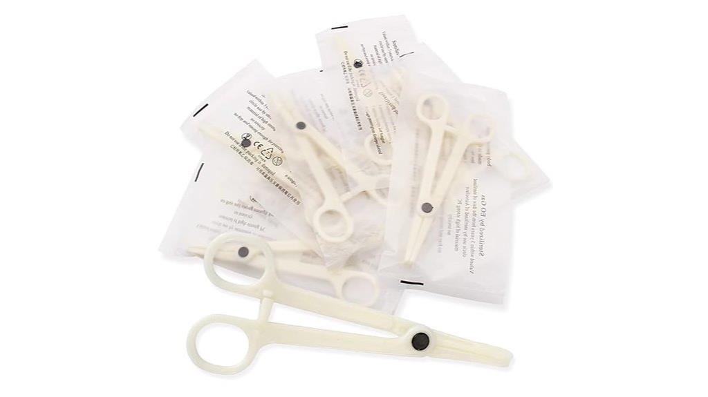 single use piercing clamps