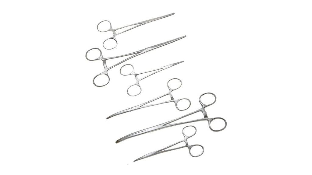 six piece hemostat forceps
