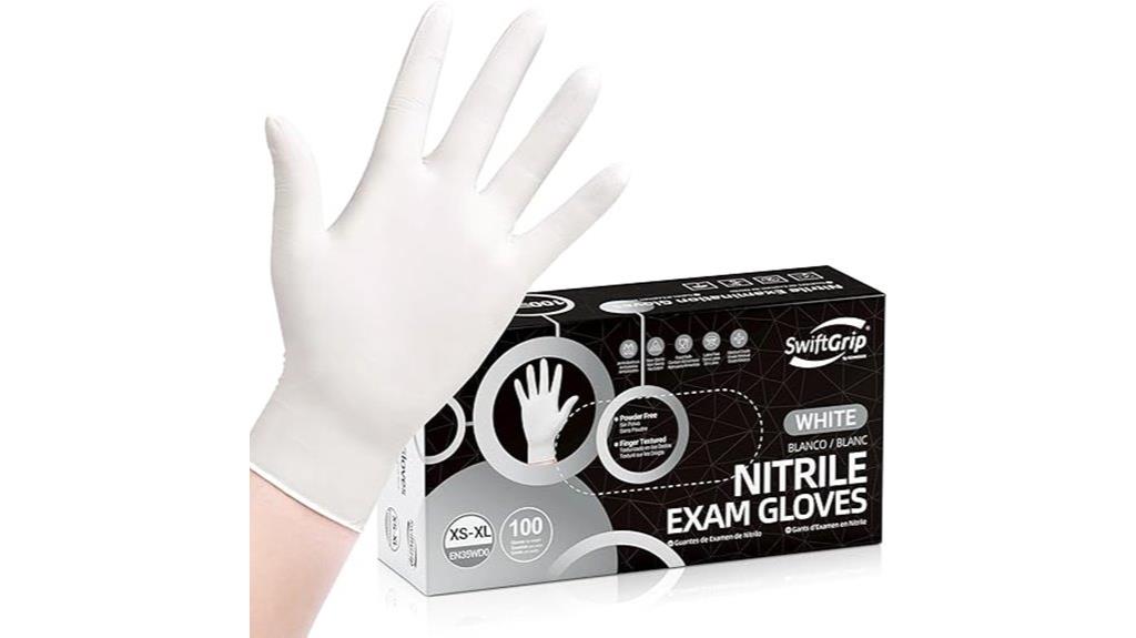 small disposable nitrile gloves