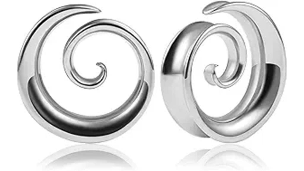 stainless steel ear tunnels