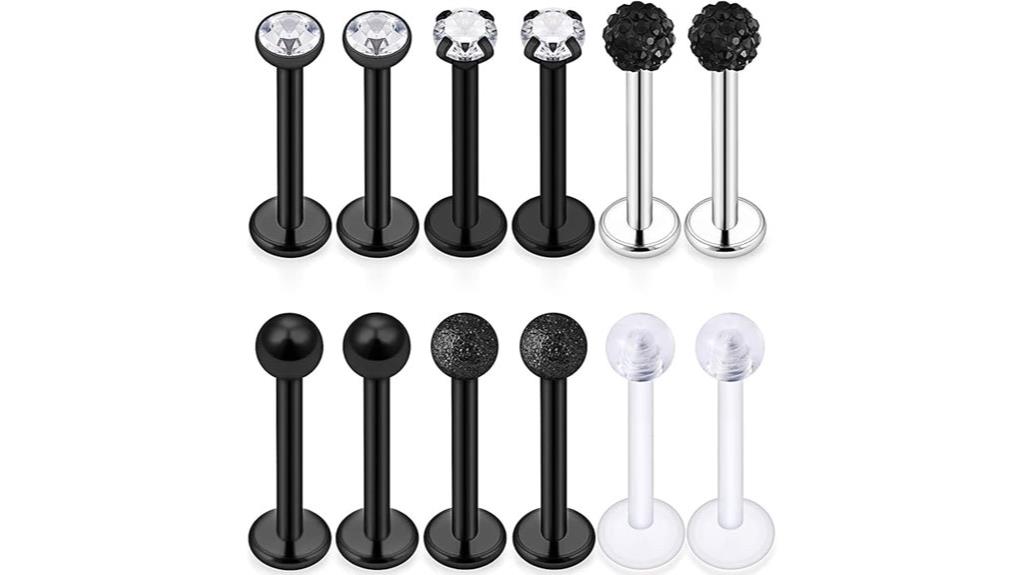 stainless steel lip jewelry