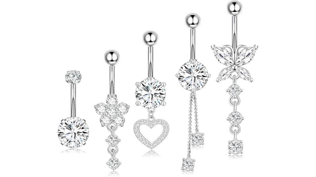 stainless steel navel jewelry