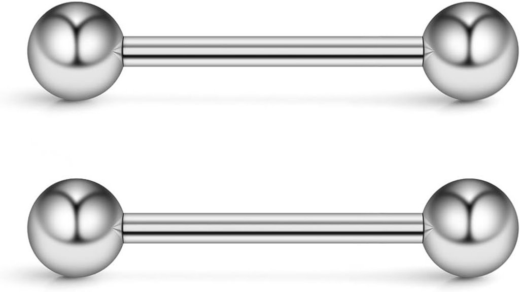 stainless steel nipple ring