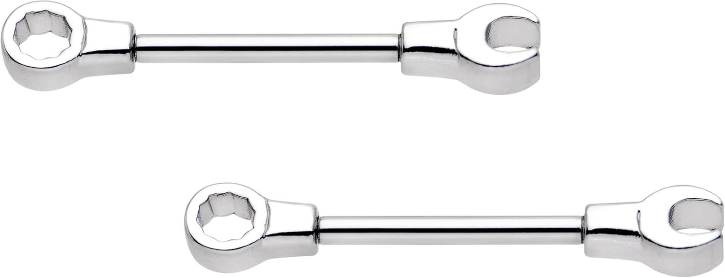 stainless steel nipple rings