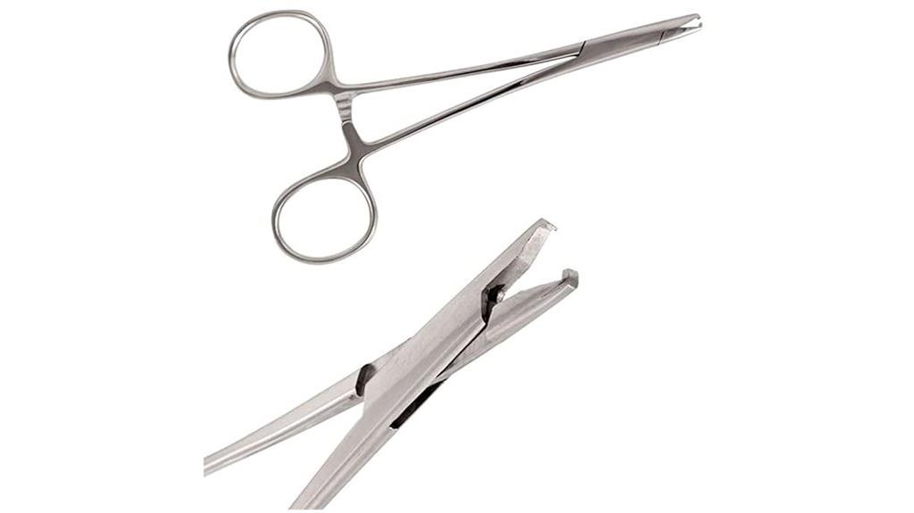 stainless steel piercing forceps