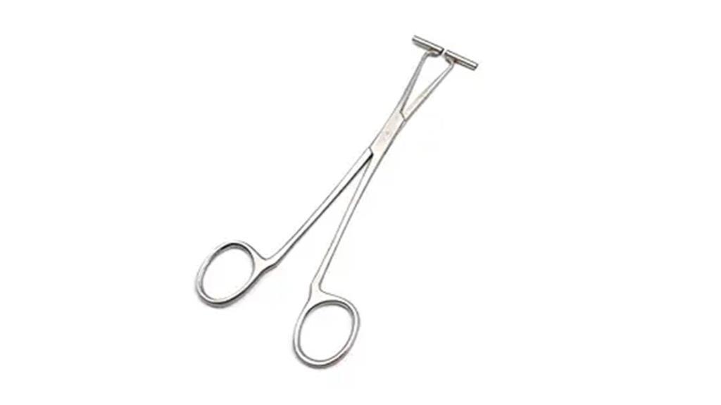 stainless steel septum piercing forceps