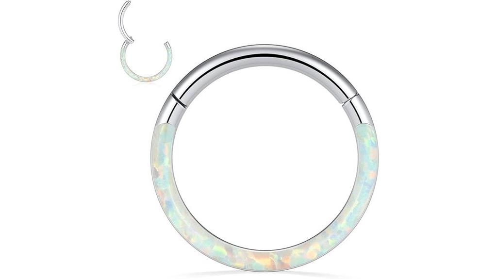 stainless steel septum ring