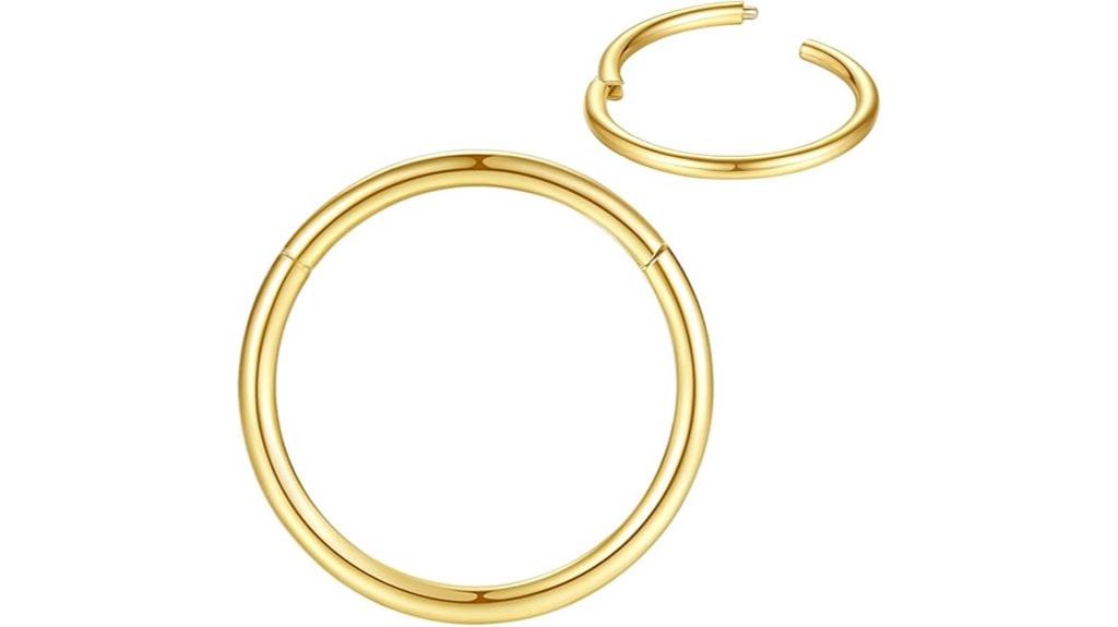 steel nose hoop sizes