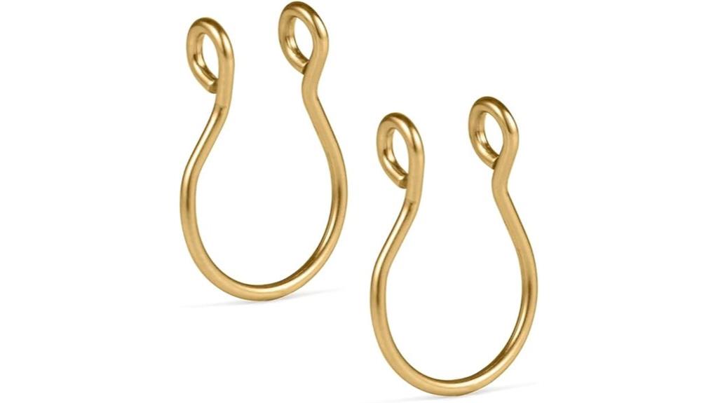 steel tribal septum piercing