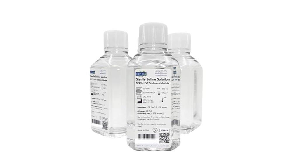 sterile 0 9 saline pack