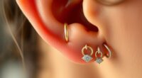 stylish comfortable tragus hoops