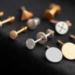 stylish flat back cartilage earrings